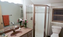 Simple updates gave this master bath a fresh, new look.